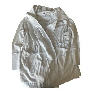 Women's Free People White Hooded Jacket